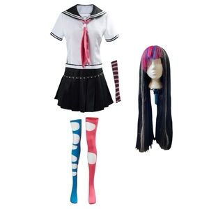 Ibuki Mioda Danganronpa Wig Included! Cosplay Costume Anime Small